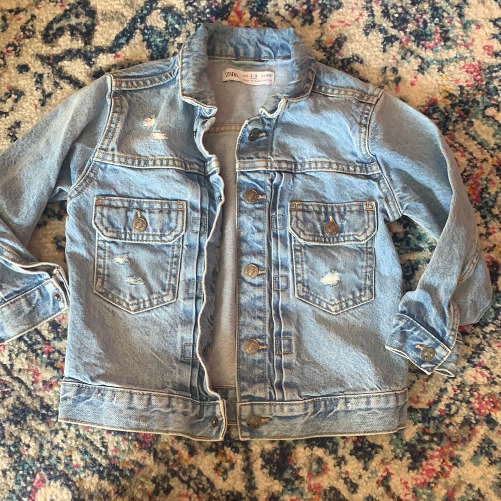 Zara 2/3 denim jacket VGUC
